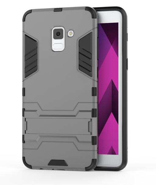 Galaxy A8 plus 2018 Case Heavy Duty Hybrid Kickstand