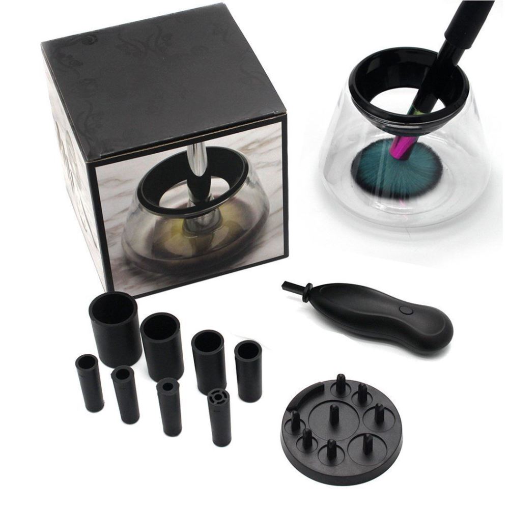 Makeup Brush Cleaner + Dryer Cleans And Dries All Makeup Brushes In Seconds Makeup Brush Cleaner + Dryer Cleans And Dries All Makeup Brushes In Seconds