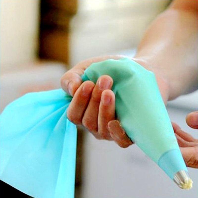 PIPING BAG Silicone Reusable Icing Piping Cream Pastry Bag PIPING BAG Silicone Reusable Icing Piping Cream Pastry Bag