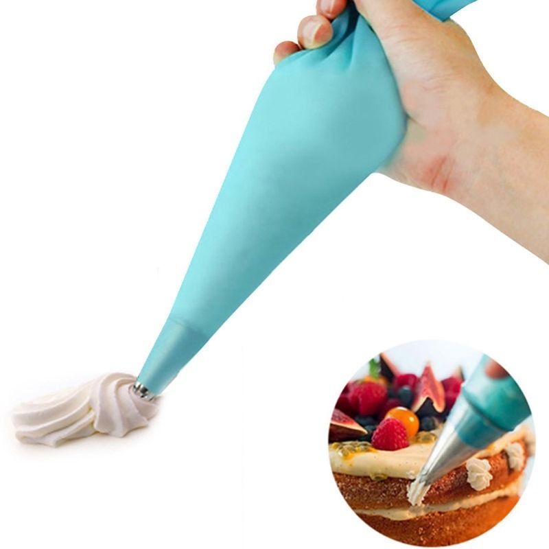 PIPING BAG Silicone Reusable Icing Piping Cream Pastry Bag PIPING BAG Silicone Reusable Icing Piping Cream Pastry Bag
