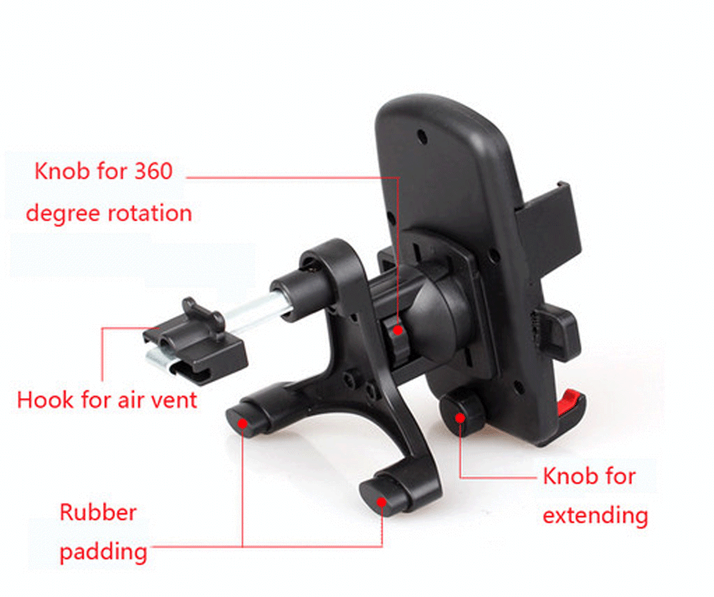 Cell Phone Car Air Vent Mount Cradle Holder Stand