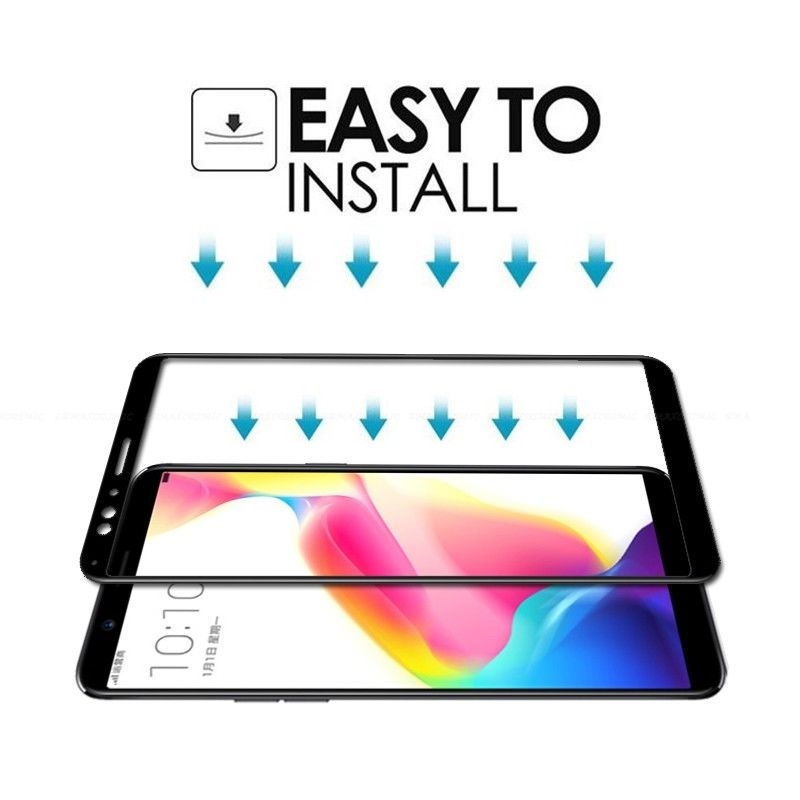 Oppo R11s  Tempered Glass FULL  Screen Protector