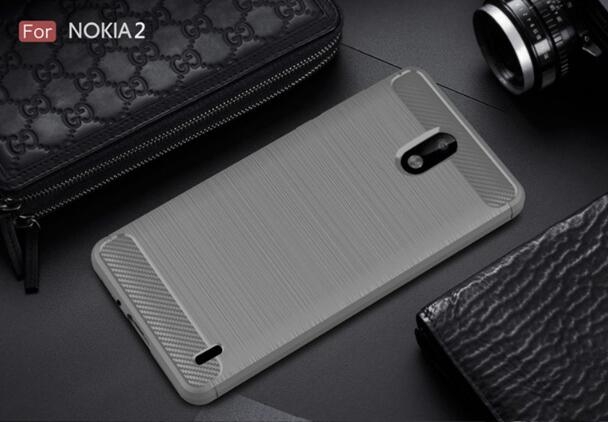 Nokia 2 case impact proof rugged case with carbon fiber