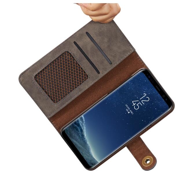 Galaxy S9 PLUS case wallet 4 cards leather detachable case Galaxy S9 PLUS case wallet 4 cards leather detachable case