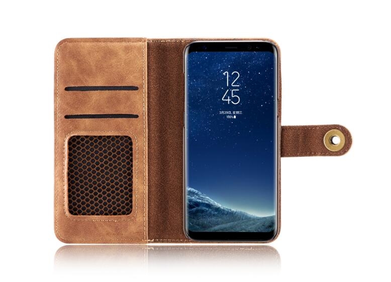 Galaxy S9 PLUS case wallet 4 cards leather detachable case Galaxy S9 PLUS case wallet 4 cards leather detachable case