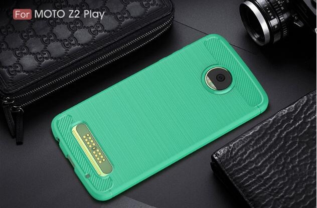 MOTO Z2 PLAY case impact proof rugged case with carbon fiber