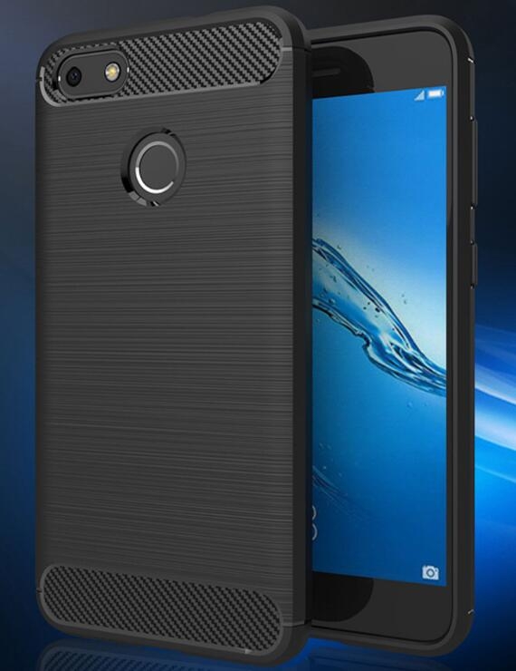 Huawei Y6 Pro 2017 case impact proof rugged case with carbon fiber
