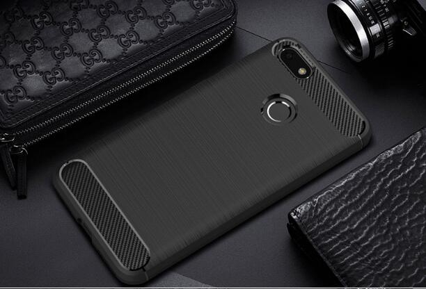 Huawei Y6 Pro 2017 case impact proof rugged case with carbon fiber