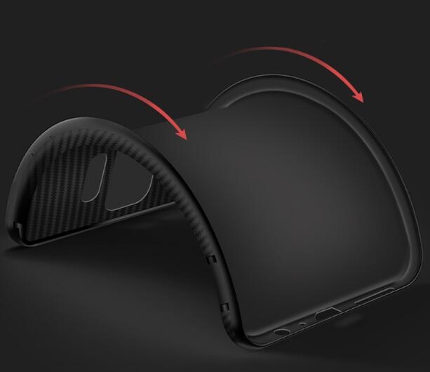 Galaxy A8 plus 2018 case impact proof rugged case with carbon fiber