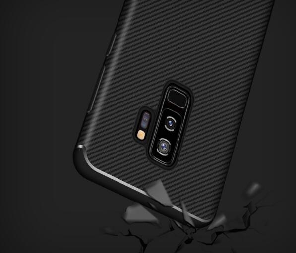 Galaxy A8 plus 2018 case impact proof rugged case with carbon fiber
