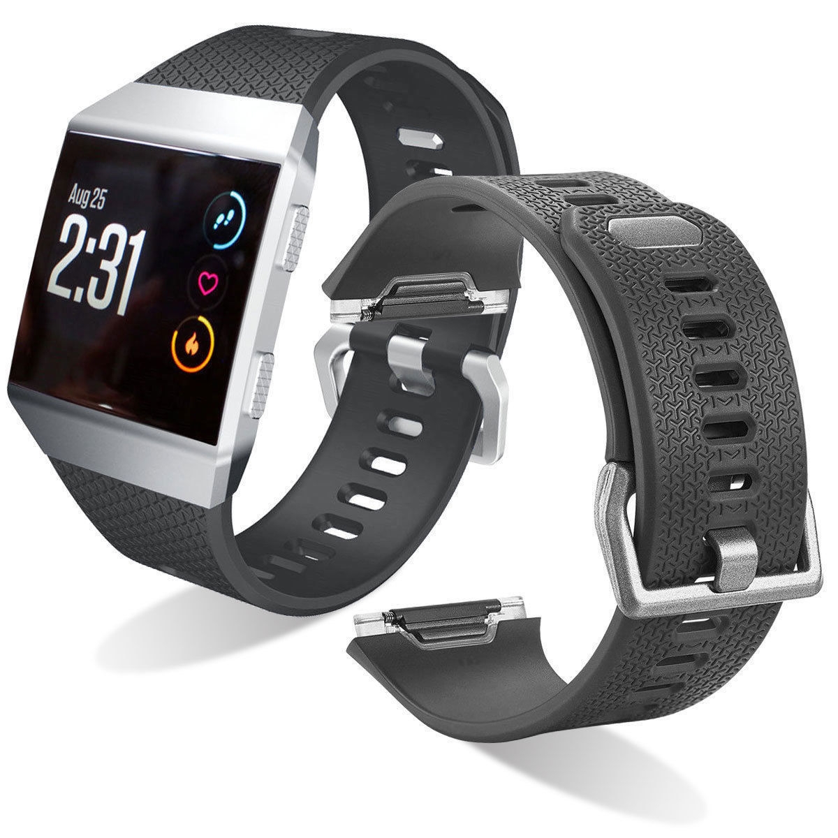 Fitbit Ionic Silicone Band Replacement compatible Fitbit Ionic Silicone Band Replacement compatible