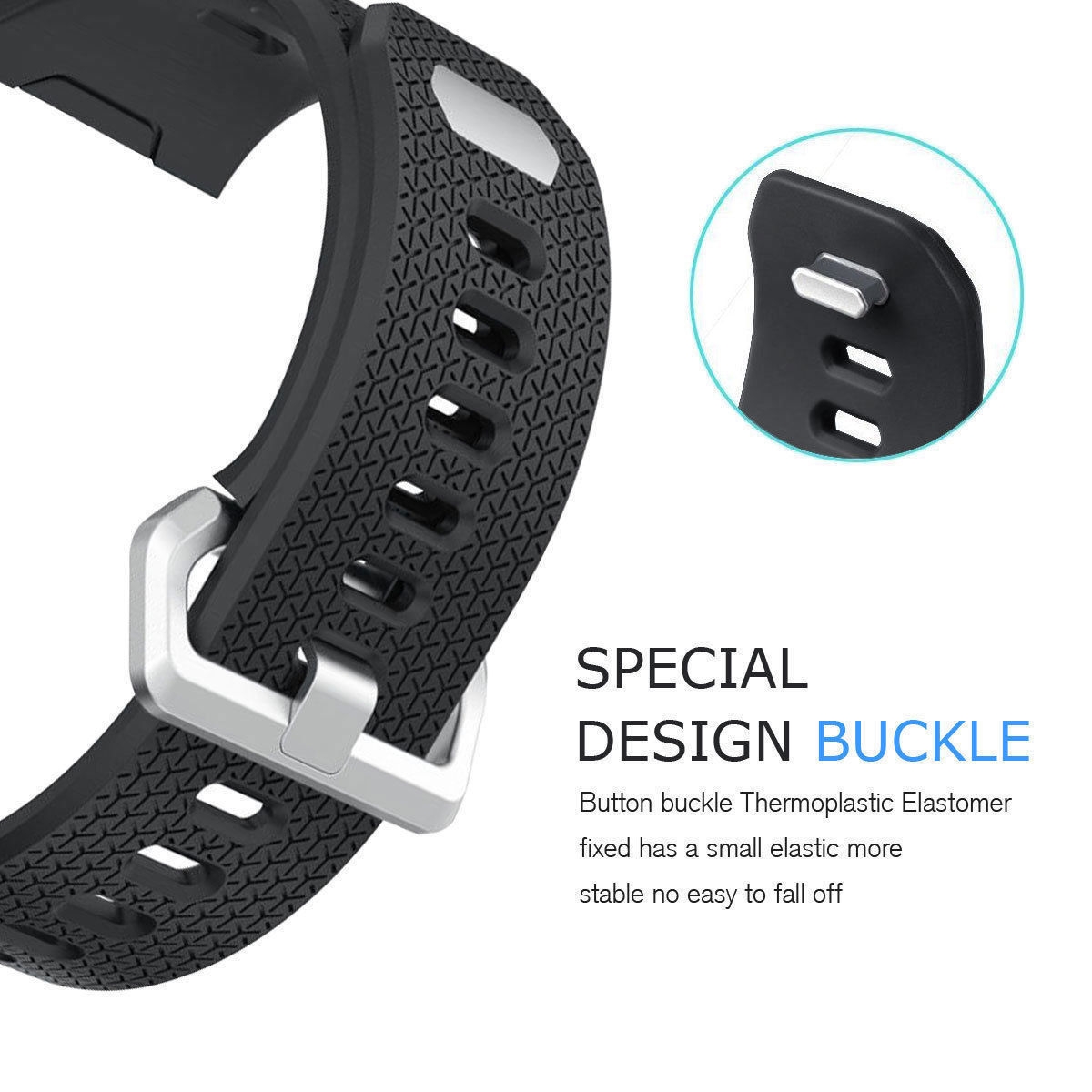 Fitbit Ionic Silicone Band Replacement compatible Fitbit Ionic Silicone Band Replacement compatible
