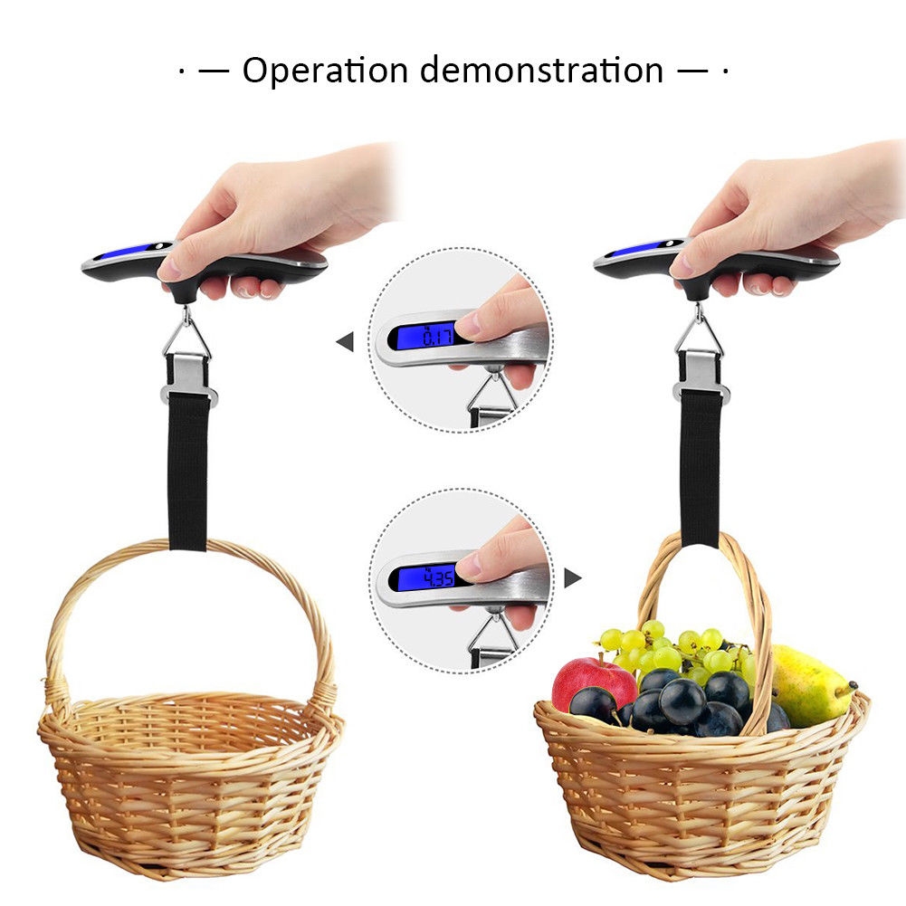 LCD Digital Hanging Luggage Scale
