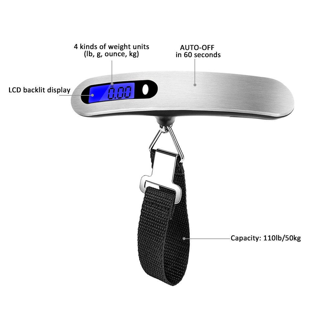 LCD Digital Hanging Luggage Scale