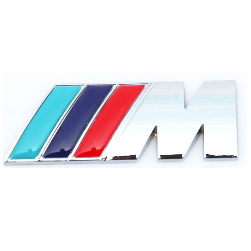 3D Badge M Power FOR BMW Metal Car Sticker Emblem Badge Decal