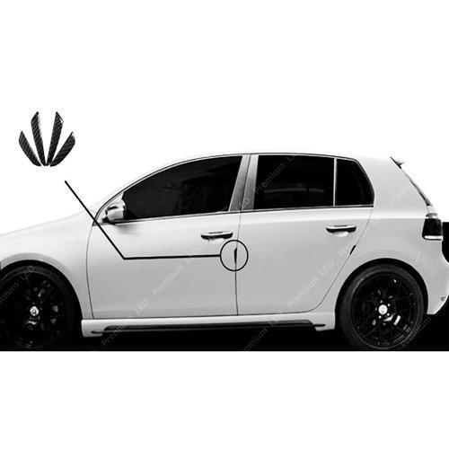 Flexible Car Door Guards Carbon Fiber Trim Stickers