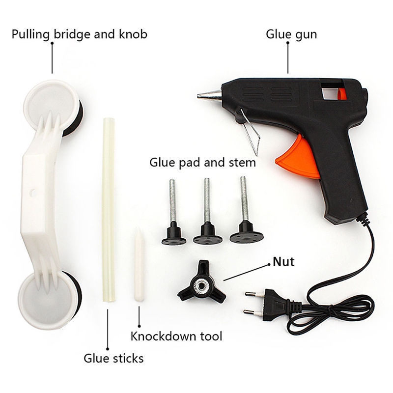 POPS A Dent Car Care Tool Repair Remova Tool Kit Pops-a-dent POPS A Dent Car Care Tool Repair Remova Tool Kit Pops-a-dent