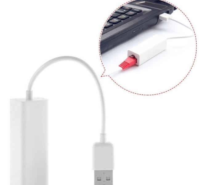 USB 2.0 to RJ45 Lan Wired Network Adapter Card Dongle For Mac Laptop PC