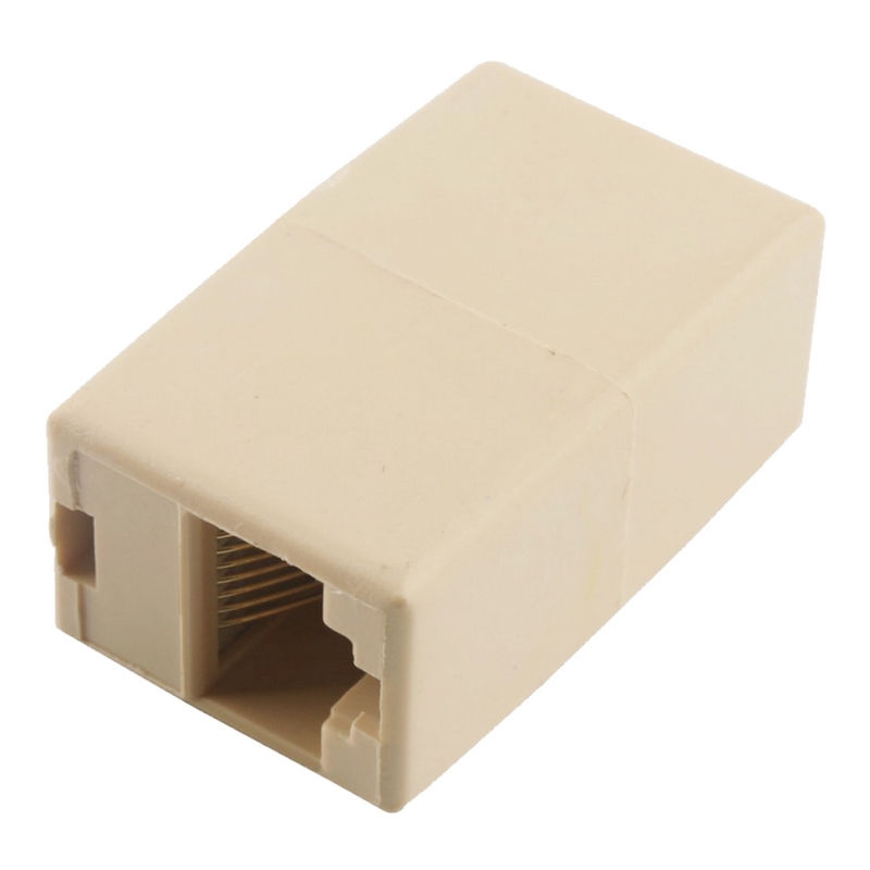 RJ45 Female to Female Network Ethernet Lan Cable Joiner Connector Cat Set RJ45 Female to Female Network Ethernet Lan Cable Joiner Connector Cat Set