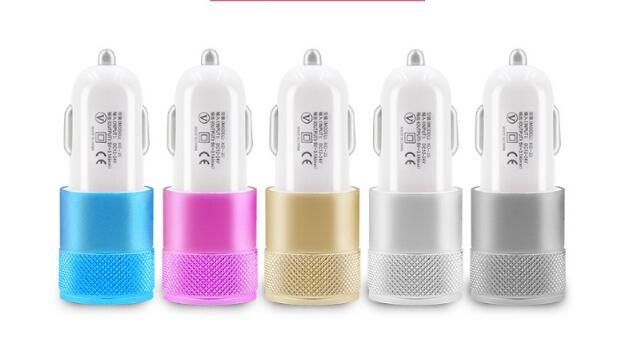 Car Cigarette Lighter Converter Alloy Adapter 2 USB Charger Port Car Cigarette Lighter Converter Alloy Adapter 2 USB Charger Port