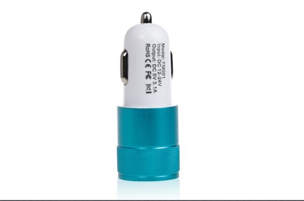 Car Cigarette Lighter Converter Alloy Adapter 2 USB Charger Port Car Cigarette Lighter Converter Alloy Adapter 2 USB Charger Port