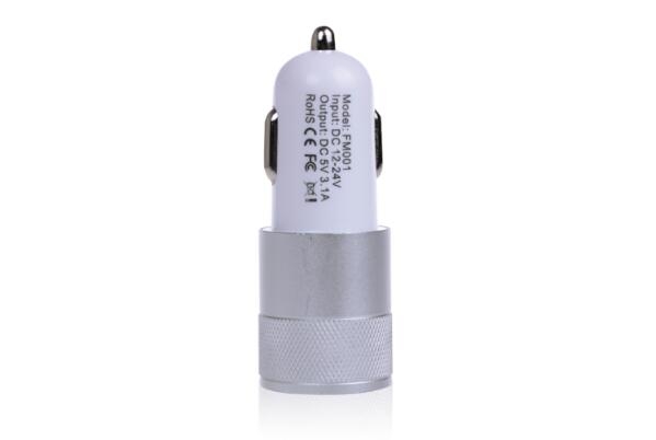 Car Cigarette Lighter Converter Alloy Adapter 2 USB Charger Port Car Cigarette Lighter Converter Alloy Adapter 2 USB Charger Port