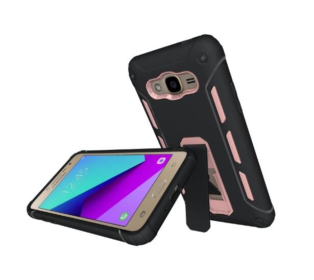 Galaxy J2 Prime Case Heavy Duty Hybrid Kickstand Shockproof