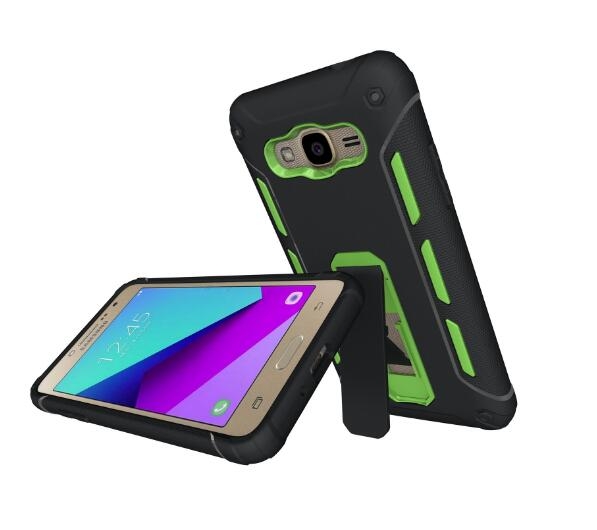 Galaxy J2 Prime Case Heavy Duty Hybrid Kickstand Shockproof