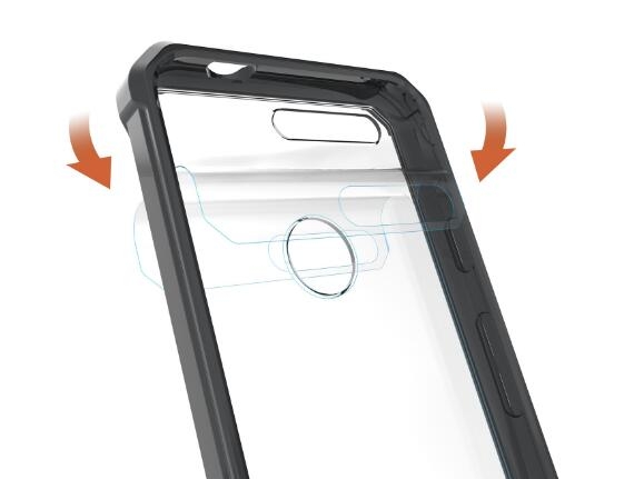 Google Pixel XL case bumper  clear gel back cover