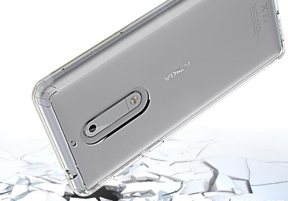 NOKIA  5 case bumper  clear gel back cover