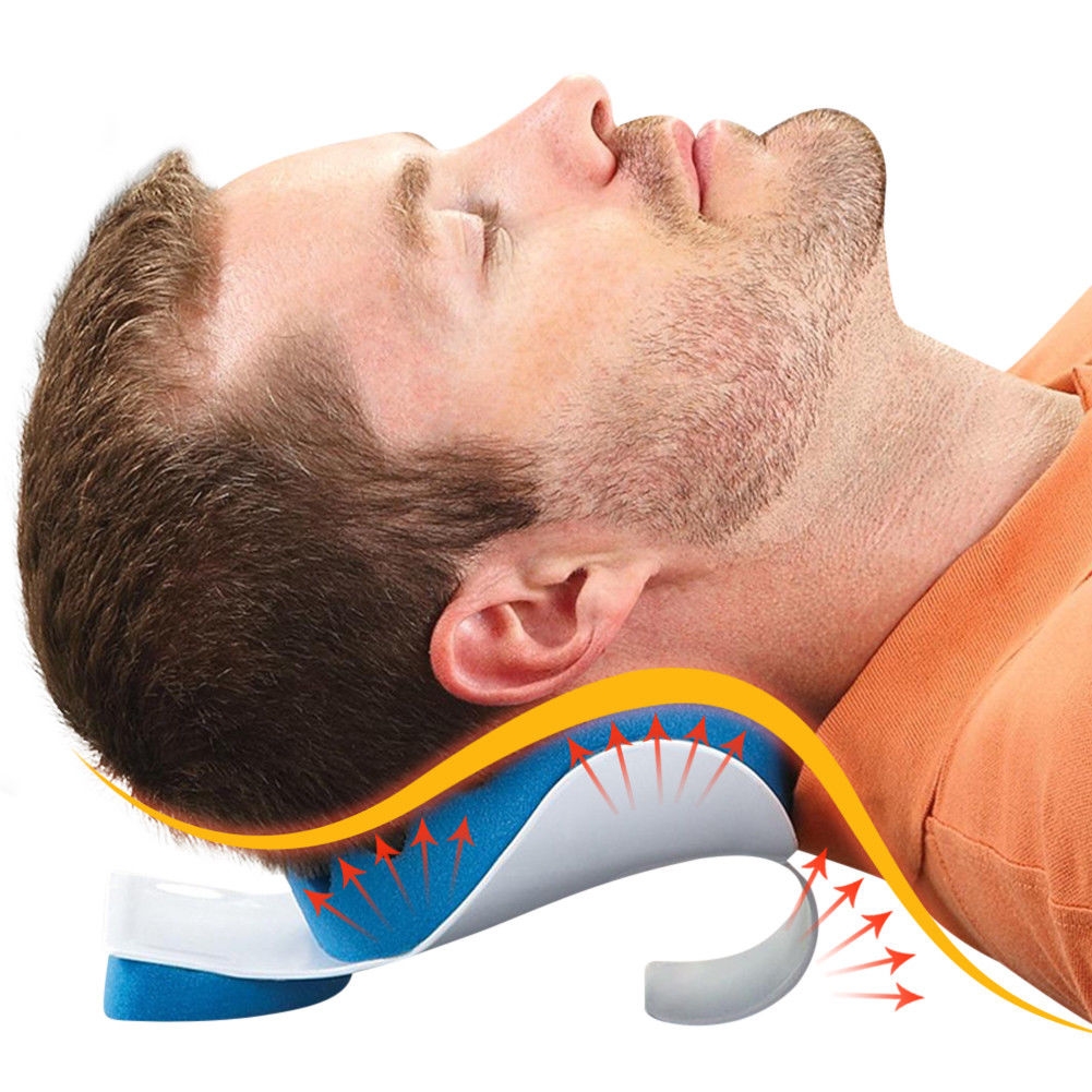 Relaxing Pillow Memory Sponge Head Neck Tension Release Pillow