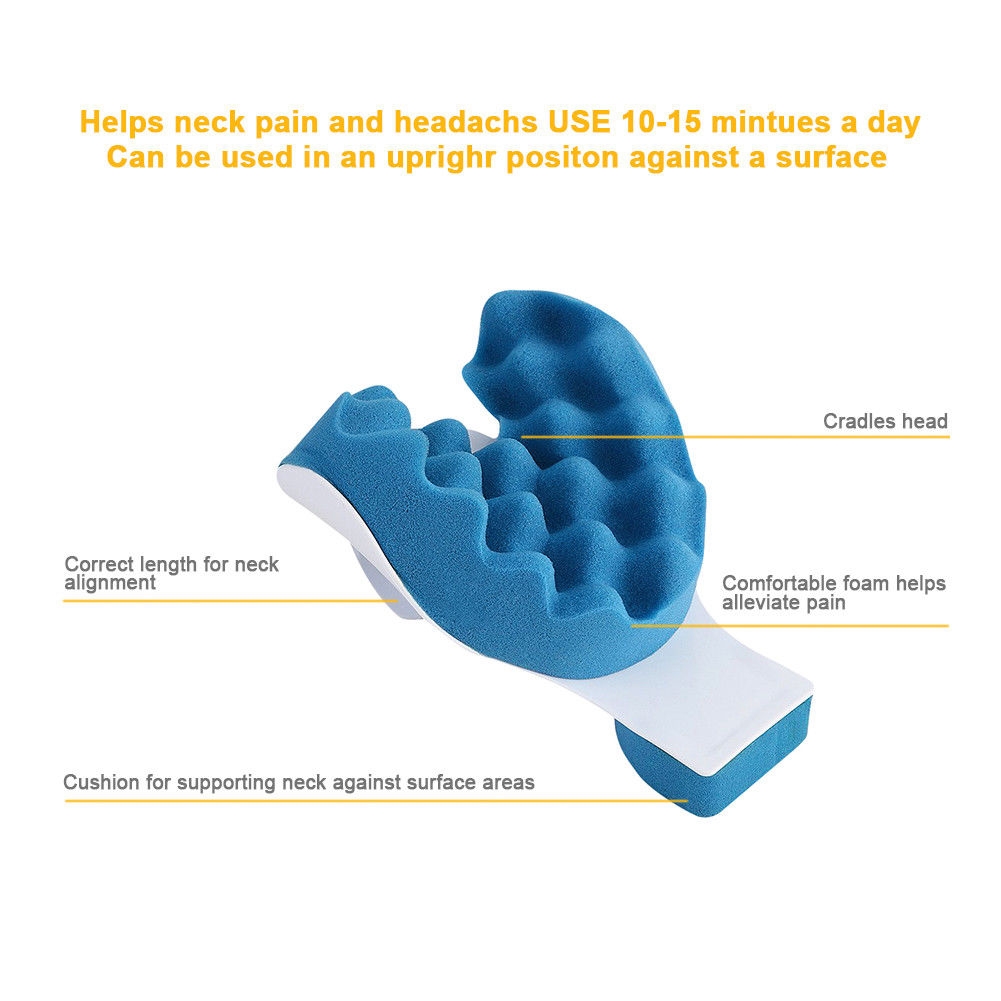 Relaxing Pillow Memory Sponge Head Neck Tension Release Pillow