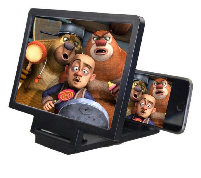 Enlarged Screen 3D Glass Magnifier Folding Portable Bracket Enlarged Screen 3D Glass Magnifier Folding Portable Bracket