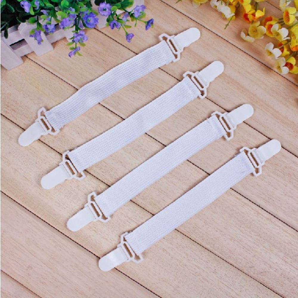 4pcs Home Bed Sheet Mattress Elastic Fastener