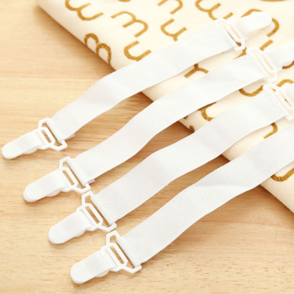 4pcs Home Bed Sheet Mattress Elastic Fastener