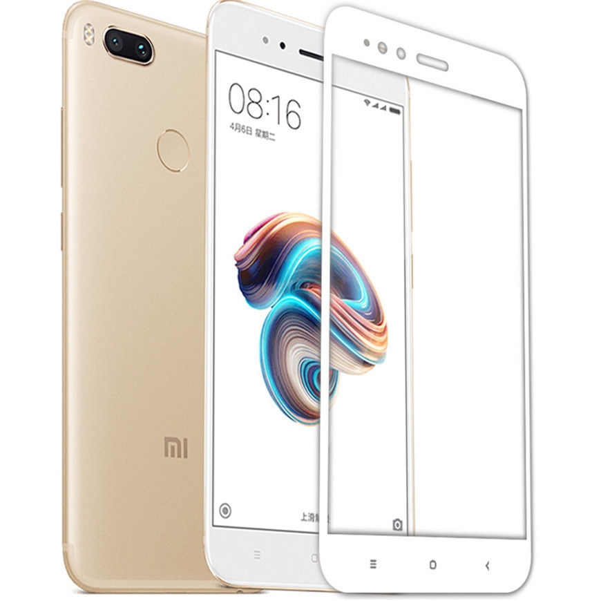 Xiaomi Mi A1 Tempered Glass FULL Screen Protector Xiaomi Mi A1 Tempered Glass FULL Screen Protector