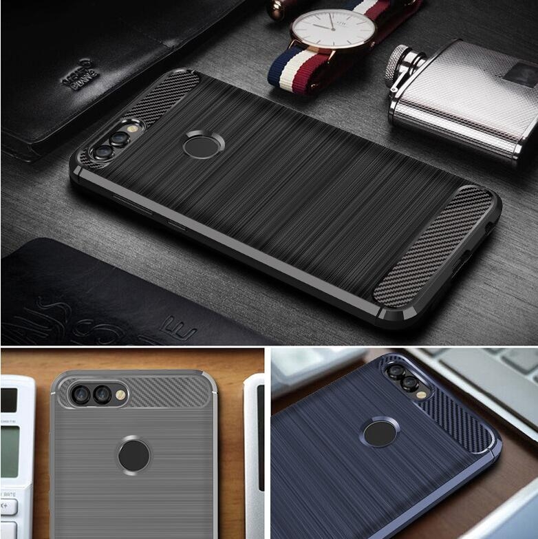 Huawei Nova 2 Lite  case impact proof rugged case with carbon fiber