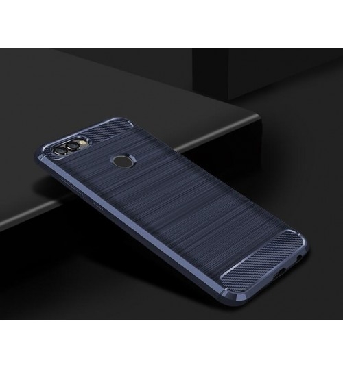 Huawei Y7 Prime 2018 case impact proof rugged case with carbon fiber Huawei Y7 Prime 2018 case impact proof rugged case with carbon fiber