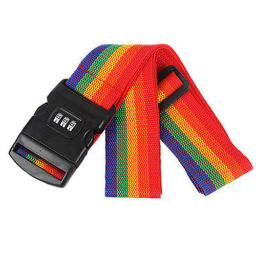 Password Lock Travel Luggage Suitcase Strap Belt Luggage Strap Belt Cord Rope