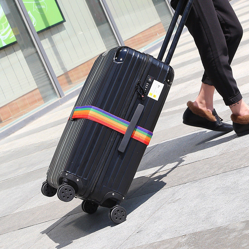 Password Lock Travel Luggage Suitcase Strap Belt Luggage Strap Belt Cord Rope