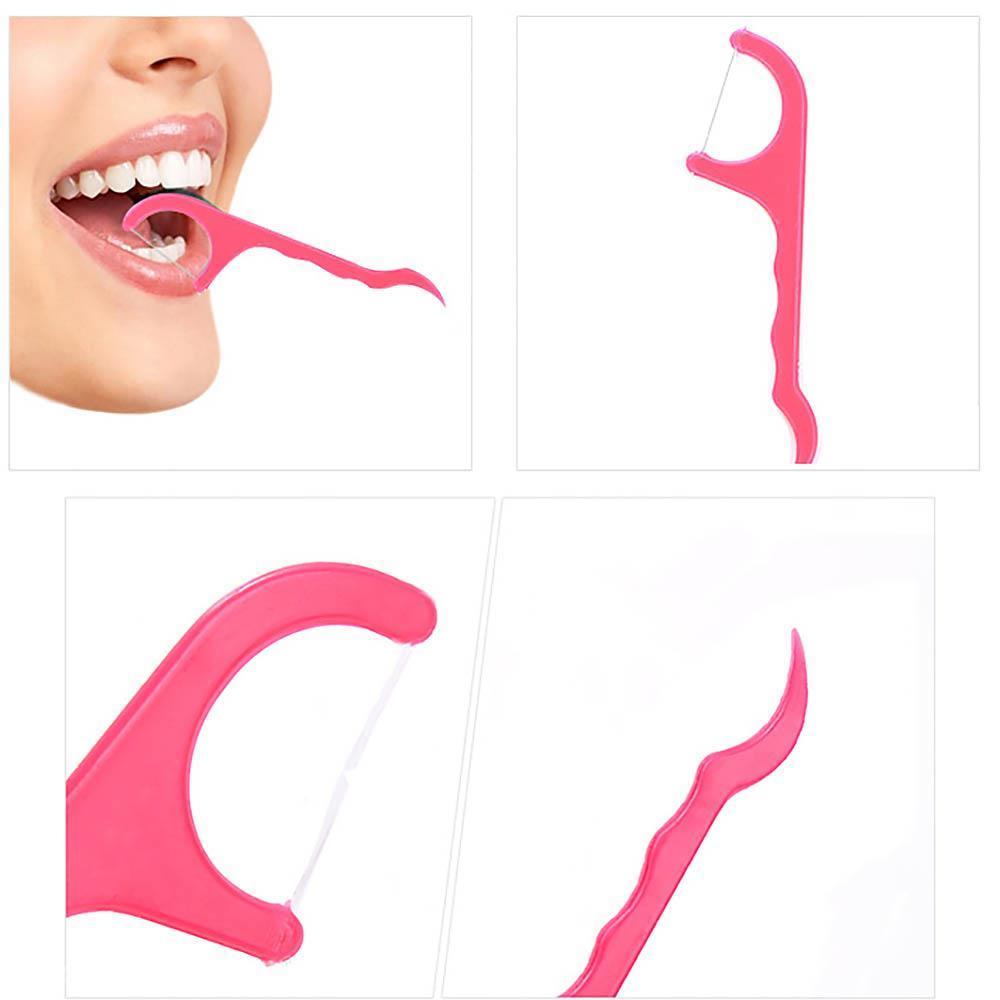25PC Dental Floss Picks Toothpick Dental Care 25PC Dental Floss Picks Toothpick Dental Care