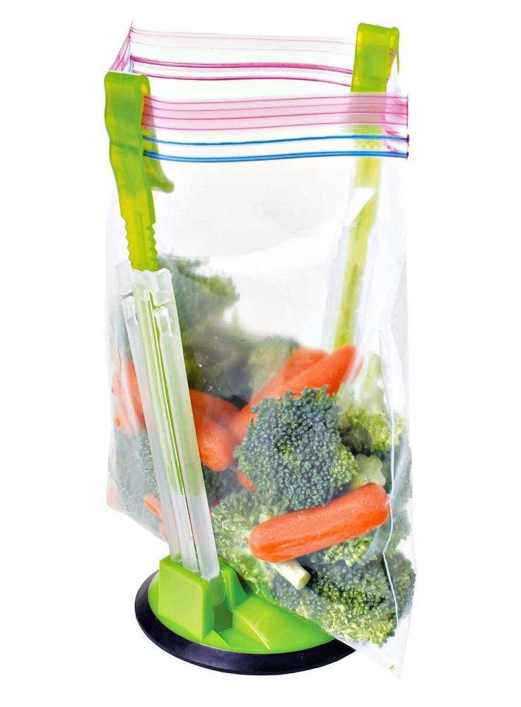 Kitchen Baggy Rack Food Storage Bag Holder