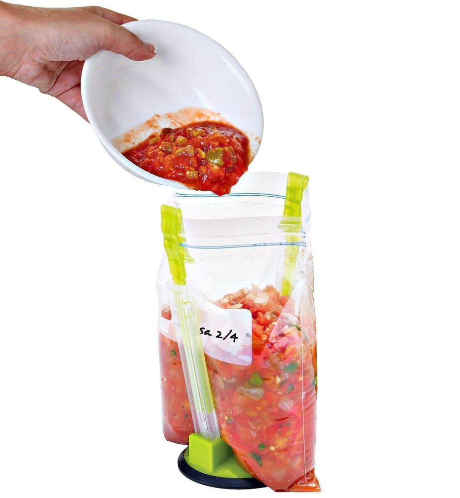 Kitchen Baggy Rack Food Storage Bag Holder
