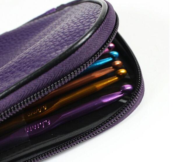 22pcs Aluminum Crochet Hook Needle Set