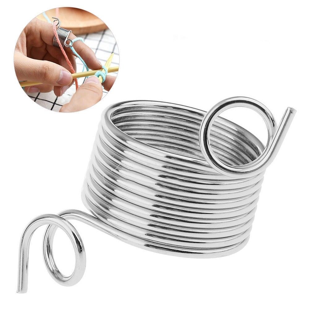 Stainless Steel Finger Threader Yarn Knitting Thread Tool Large Stainless Steel Finger Threader Yarn Knitting Thread Tool Large