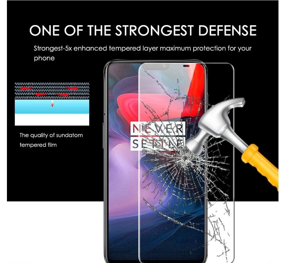 OnePlus 6 Tempered Glass Screen Protector OnePlus 6 Tempered Glass Screen Protector