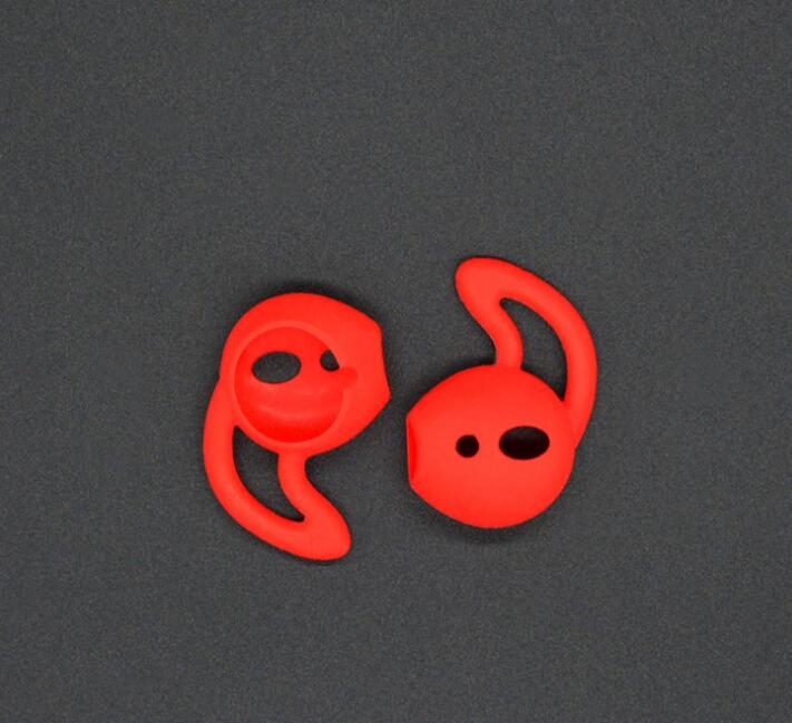 1 Pair Soft Clear Silicone Earplugs Earbuds Cover For Apple iPhone