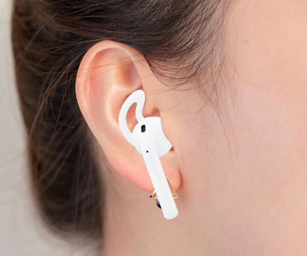 1 Pair Soft Clear Silicone Earplugs Earbuds Cover For Apple iPhone 1 Pair Soft Clear Silicone Earplugs Earbuds Cover For Apple iPhone