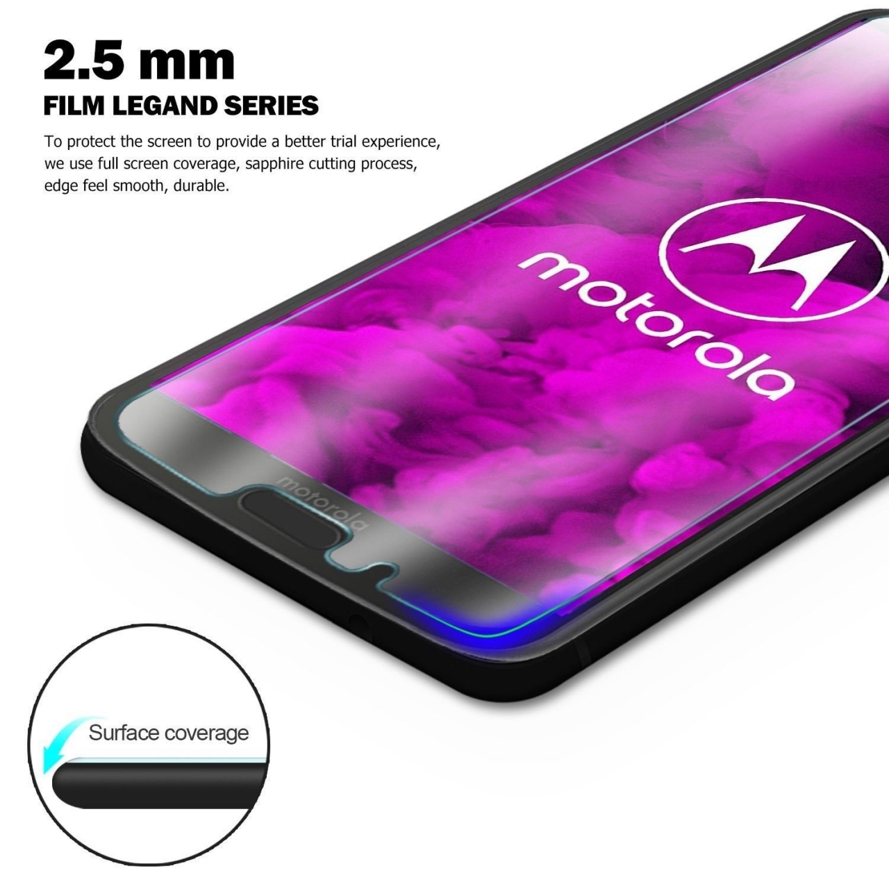 MOTO G6 Plus Tempered Glass Screen Protector