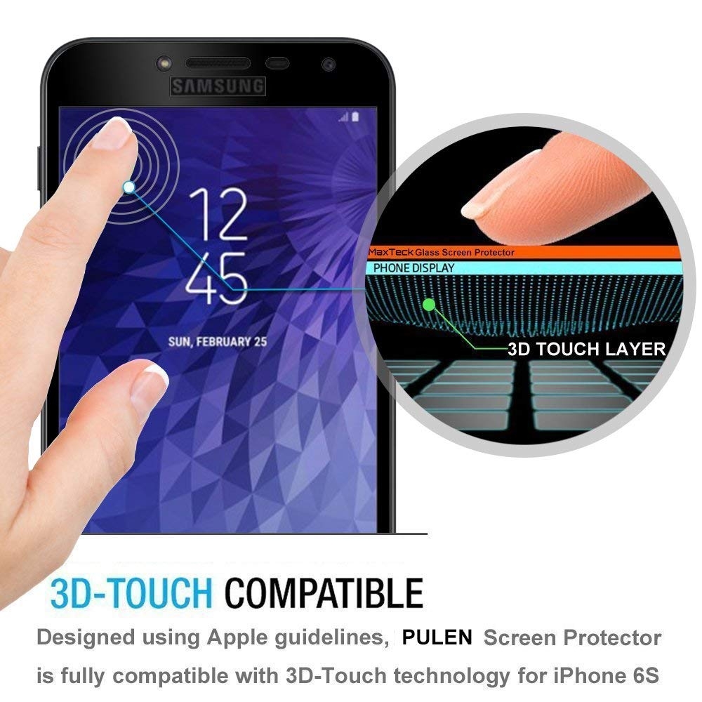 Galaxy J4 Fully Covered 3D Tempered Glass Screen Protector
